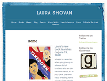 Tablet Screenshot of laurashovan.com